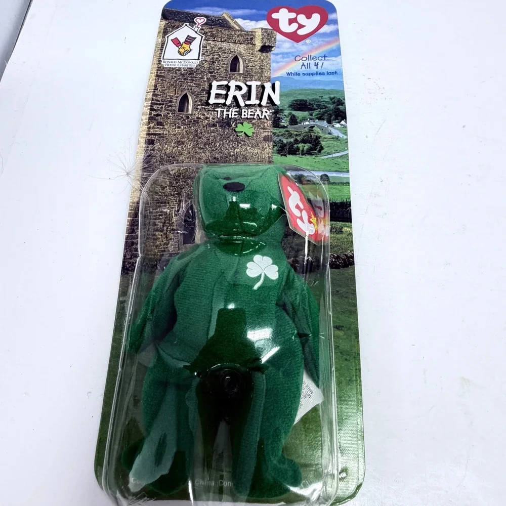 Ty Beanie Babies RMHC International Bears Lot 3 Erin Britannia Glory Carded 1999